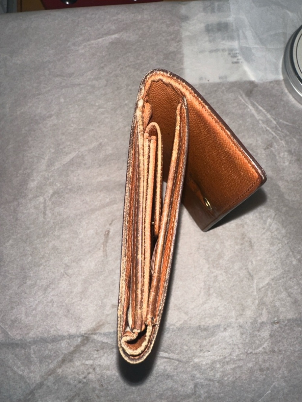 Louis Vuitton Brown and Gold Monogram Wallet - Picture 10 of 14